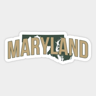 Maryland State Sticker